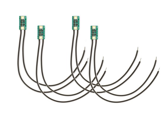 NOCH 51280 micro-rooms Doppel-LED, kalt-weiß (4 Stück) 
