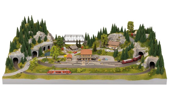 Preview: NOCH 53600 H0 Easy-Track Trassenbausatz Karlsberg 