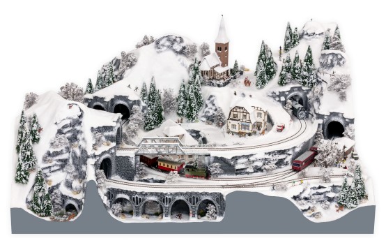 NOCH 53615 H0 Easy-Track Trassenbausatz Theisensee 