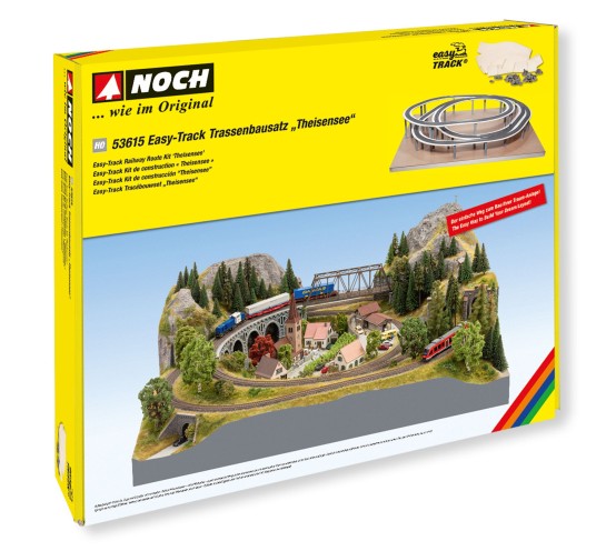 Preview: NOCH 53615 H0 Easy-Track Trassenbausatz Theisensee 