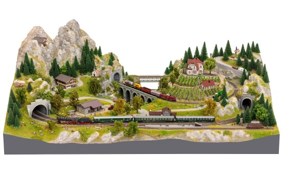 NOCH 53700 N Easy-Track Trassenbausatz Mittelberg 