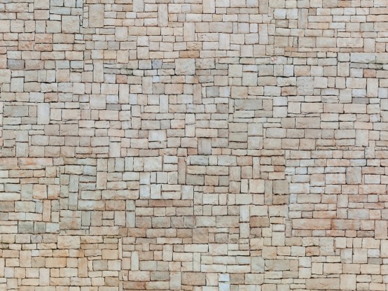 NOCH 56642 H0 3D-Kartonplatte Kalksteinmauer, beige 