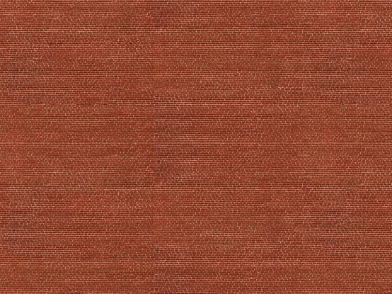 NOCH 56910 N 3D-Kartonplatte Klinker, rot 