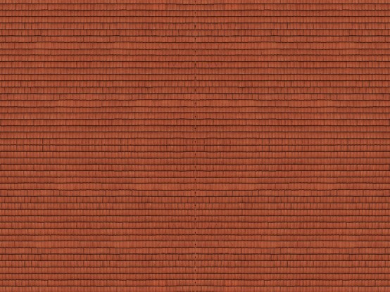 NOCH 56965 N 3D-Kartonplatte Dachziegel, rot 