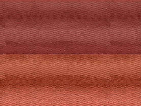 NOCH 56970 N 3D-Kartonplatte Biberschwanz, rot 