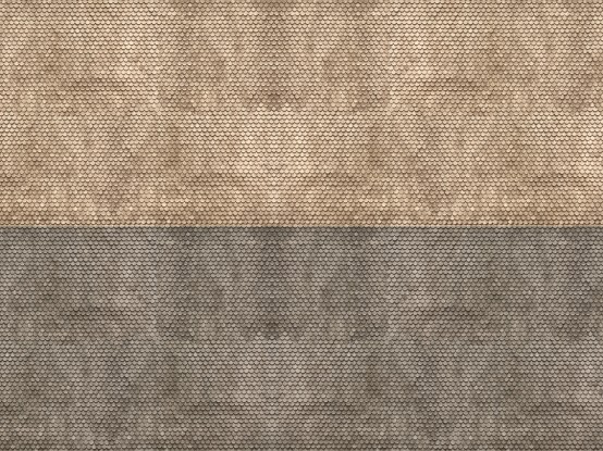 NOCH 56971 N 3D-Kartonplatte Biberschwanz, grau 
