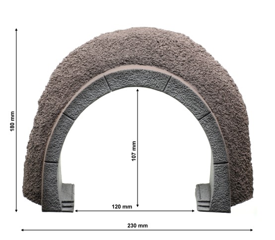 Preview: NOCH 58040 H0 ICE Tunnel-Portal, 18 x 23 cm 