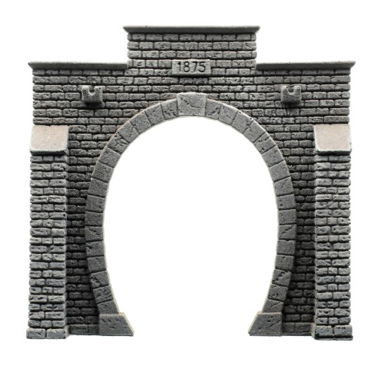 NOCH 58051 H0 Tunnel-Portal 1-gleisig, 13 x 12,5 cm 