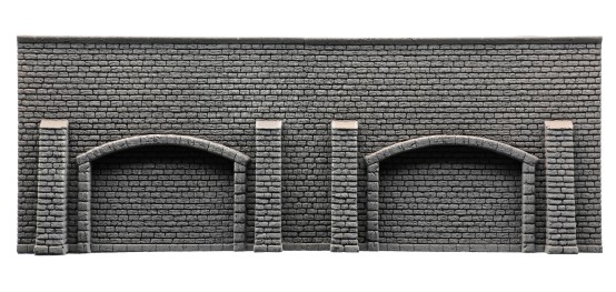 NOCH 58058 H0 Arkadenmauer 33,5 x 12,5 cm 