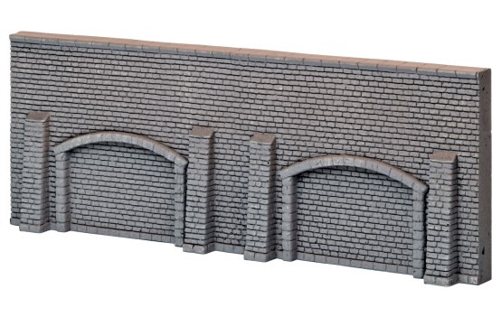 Preview: NOCH 58058 H0 Arkadenmauer 33,5 x 12,5 cm 