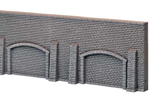 Preview: NOCH 58059 H0 Arkadenmauer extra lang 67 x 12,5 cm 