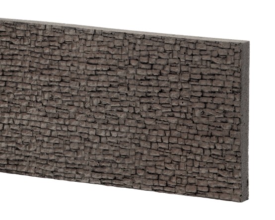 Preview: NOCH 58255 H0 Bruchsteinmauer extra lang 65 x 12,5 cm 