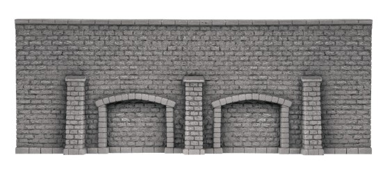 NOCH 58276 H0 Arkadenmauer, 33 x 12,5 cm 