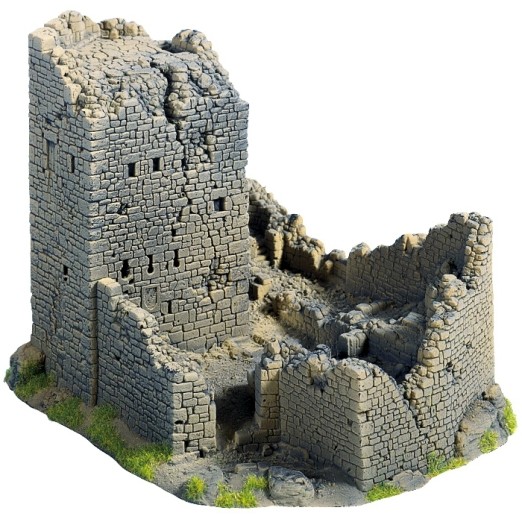NOCH 58600 H0/TT Burgruine 18 x 14 cm, 12 cm hoch 