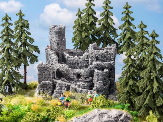 NOCH 58609 H0/TT/N Burgruine, 15,5 x 10 cm, 12 cm hoch 