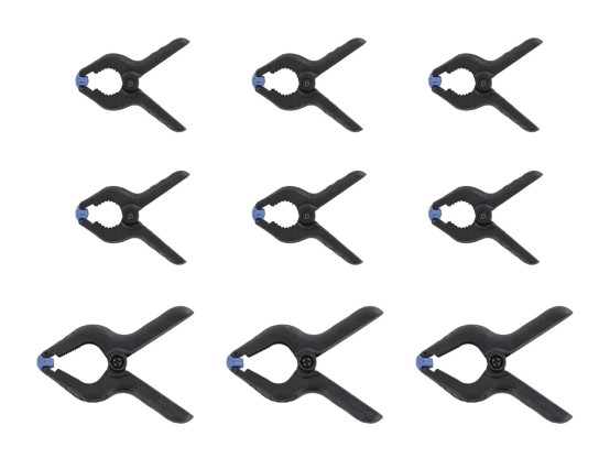 NOCH 60105 Nylon-Klemmen-Set, 9 Stück 