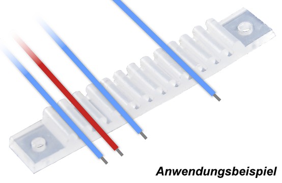 Preview: NOCH 60160 Kabelhalter 10 Klemmleisten für je 12 Kabel 