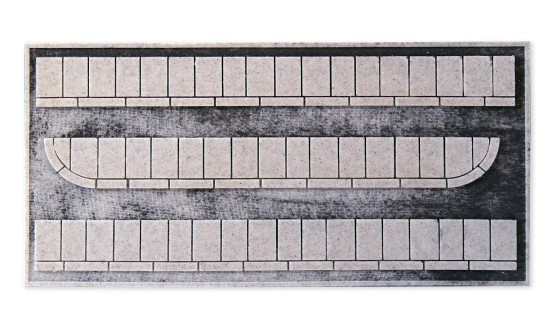 NOCH 60340 H0 Struktur-Bürgersteig “Beton-Platten” 