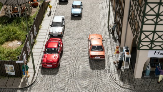Preview: NOCH 60342 H0 Struktur-Bürgersteig “Kopfsteinpflaster” 