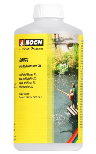 NOCH 60874 Modellwasser XL 500 ml, gießfertig in der Flasche 