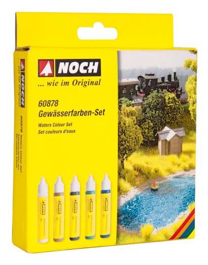 NOCH 60878 Gewässerfarben-Set 