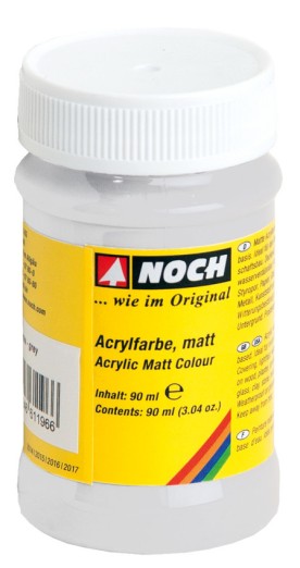 NOCH 61190 Acrylfarbe matt, weiß 90 ml 