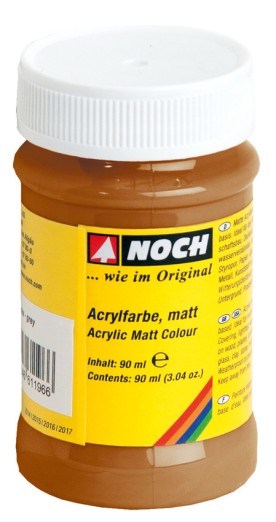 NOCH 61192 Acrylfarbe matt, ocker 90 ml 