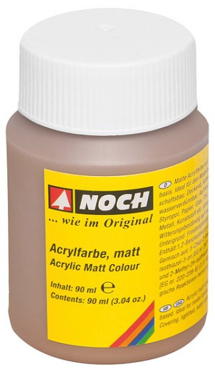 NOCH 61193 Acrylfarbe matt, braun 90 ml 