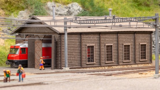 NOCH 63025 N Lokschuppen Bergün 