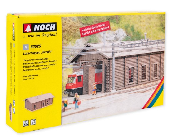 Preview: NOCH 63025 N Lokschuppen Bergün 