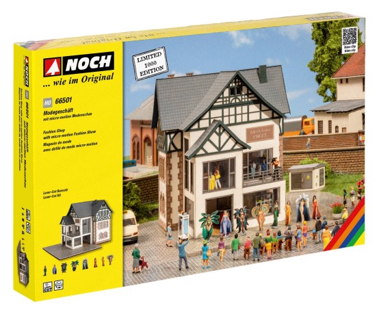 NOCH 66501 H0 Modegeschäft mit micro-motion Modeschau 