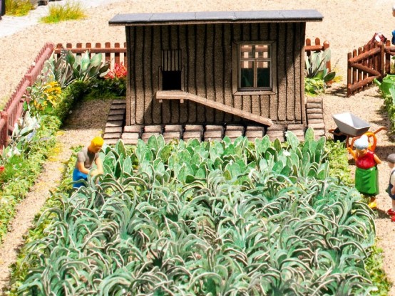 NOCH 14107 H0 Gemüsegarten-Set 