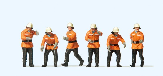 Preiser 10242 H0 Feuerwehrmänner im Einsatz 