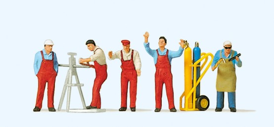 Preiser 10243 H0 Handwerker, Zubehör 