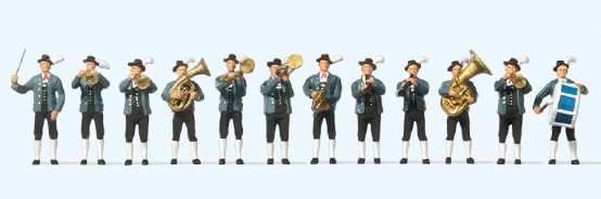 Preiser 10250 H0 Bayerische Musikkapelle 