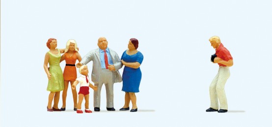 Preiser 10278 H0 Familie Krause wird fotografi 