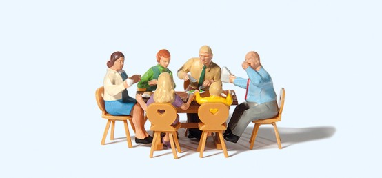 Preiser 10282 H0 Familie Krause in der Gartenw 