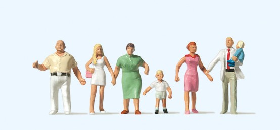 Preiser 10284 H0 Familie Krause beim Spazierga 
