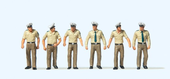 Preiser 10340 H0 Polizisten in Sommeruniform, Deutschland 