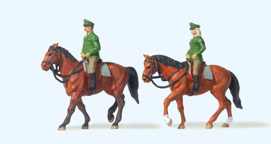 Preiser 10390 H0 Berittene Polizei. Deutschlan 
