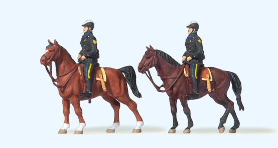 Preiser 10397 H0 Berittene Polizei. USA 