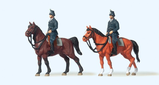 Preiser 10399 H0 Berittene Polizei. Deutschlan 