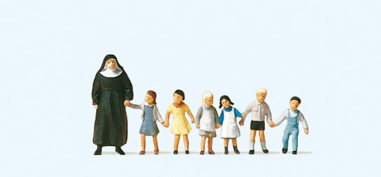 Preiser 10401 H0 Nonne. Kinder 