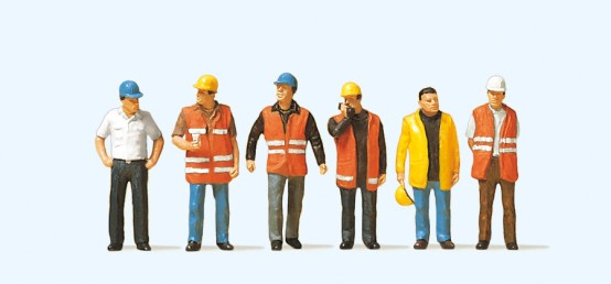 Preiser 10420 H0 Arbeiter mit Warnweste 