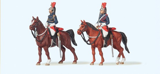 Preiser 10435 H0 Garde Républicaine zu Pferd 