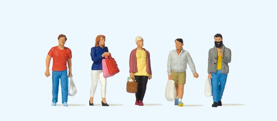 Preiser 10673 H0 Shopping 