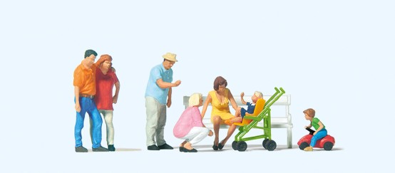 Preiser 10695 H0 Familienausflug 