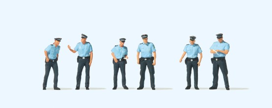Preiser 10743 H0 Polizei in Sommeruniform, Deutschland 