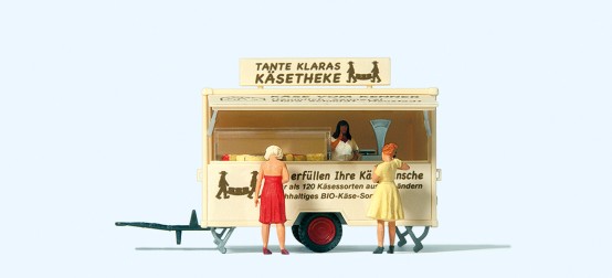 Preiser 10750 H0 Verkaufswagen „Käsetheke“ 