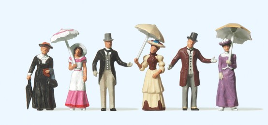 Preiser 12139 H0 Passanten, um 1900 